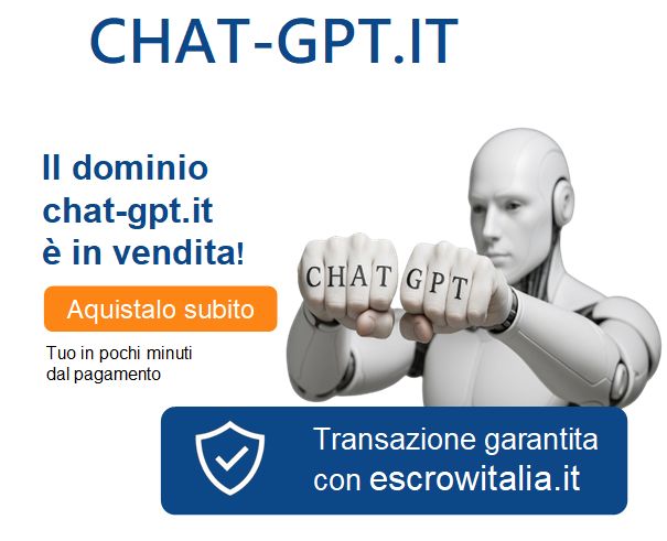 Dominio strategico chat-gpt.it per progetti AI in italiano